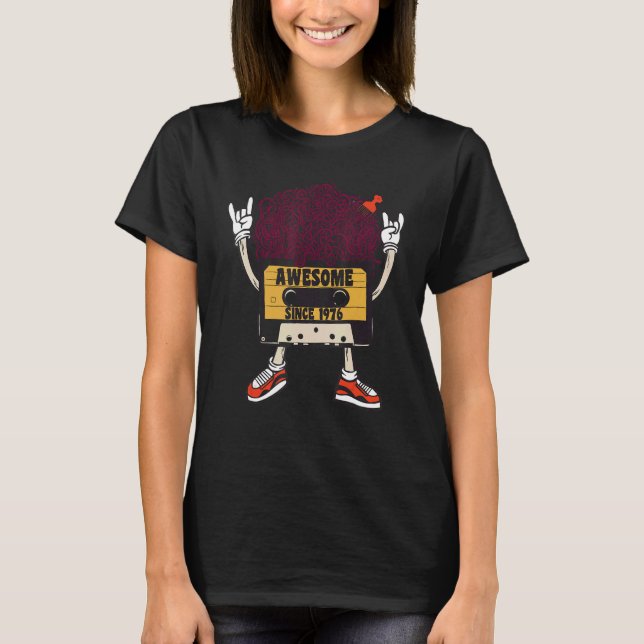 Unapologetically black awesome since 1976 african  T-Shirt (Front)