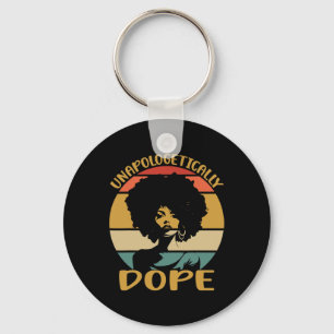 Unapologetically Black History Month African Ameri Keychain