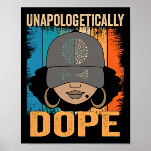 Unapologetically Drug Women Black History Month Ju Poster