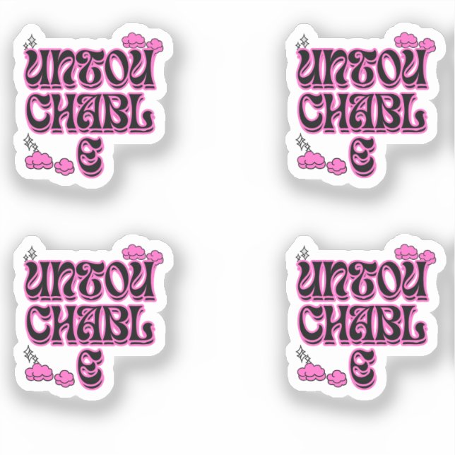 UNAVAILABLE – High Value Baddie Energy Sticker ✨ (Front)