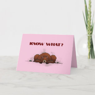 UNBEARABLE MISSING YOU CARD