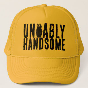 Unbearably Handsome Bear Trucker Hat