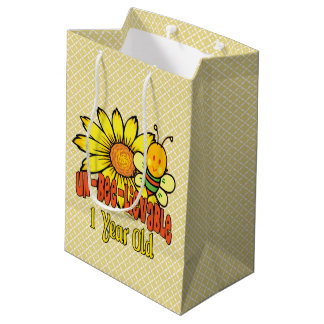 Unbelievable 1 Year Old - 1st Birthday Medium Gift Bag
