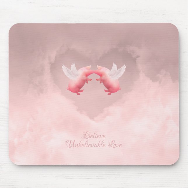 Unbelievable Love Mouse Pad (Front)