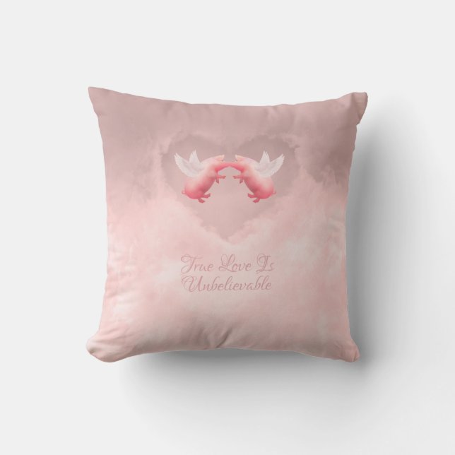 Unbelievable Love Throw Pillow (Front)