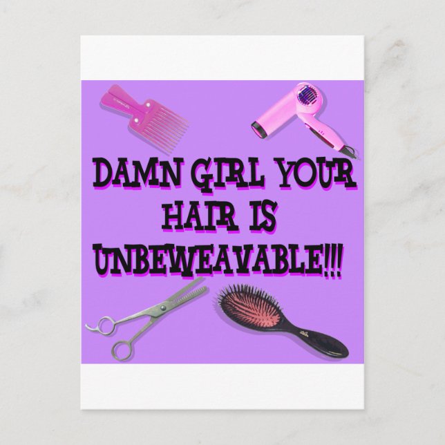 Unbeweavable Postcard (Front)