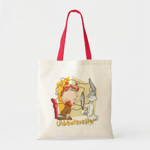 "Unbewievable" Barber BUGS BUNNY™ & Elmer Fudd Tote Bag