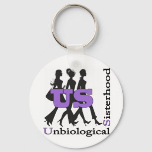 Unbiological Sisters Keychain