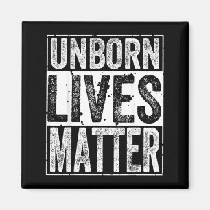 Unborn Lives shirt Heart beat Fetus Pro-Life Magnet