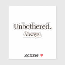 unbothered Black Girl Energy Sticker