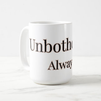 unbothered Black Girl Energy Sticker Coffee Mug
