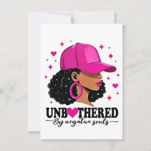 Unbothered by Negavitve Souls Juneteenth Black  Invitation