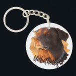 Unbothered Golden Hour Dog – Premium Minimalist  Keychain<br><div class="desc">Capture the ultimate vibe of peace and serenity with our 'Unbothered' Dog . Featuring a soulful Labrador/Retriever soaking up the golden hour sun with eyes closed, this design perfectly embodies the feeling of switching off from the world. Written in a trendy, handcrafted script, the word 'Unbothered' adds a modern, aesthetic...</div>