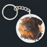 Unbothered Golden Hour Dog – Premium Minimalist  Keychain<br><div class="desc">Capture the ultimate vibe of peace and serenity with our 'Unbothered' Dog . Featuring a soulful Labrador/Retriever soaking up the golden hour sun with eyes closed, this design perfectly embodies the feeling of switching off from the world. Written in a trendy, handcrafted script, the word 'Unbothered' adds a modern, aesthetic...</div>