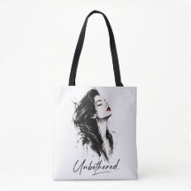 Unbothered. Minimalist Statement Cotton Tote Bag