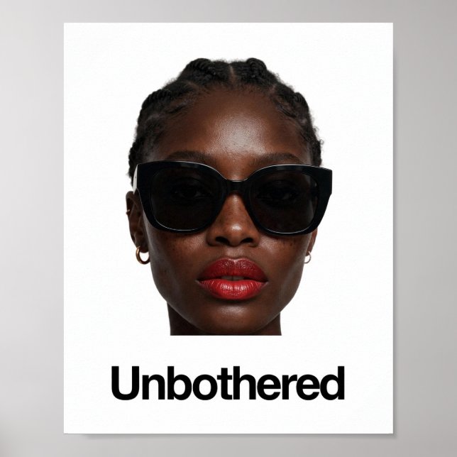 Unbothered Poster (Front)