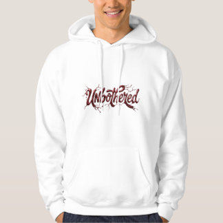 Unbothered Red Liquid Chrome 3D Metallic Hoodie