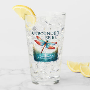 Unbounded Spirit - Artistic Dragonfly Glass