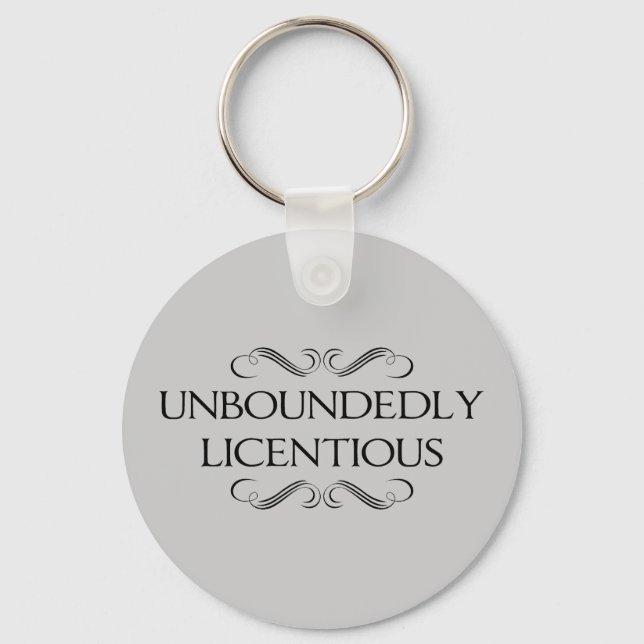 Unboundedly Licentious Keychain (Front)