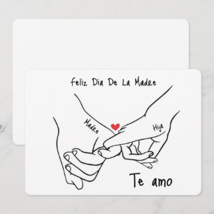 Unbreakable Bond: Madre e Hija, United in Love Holiday Card