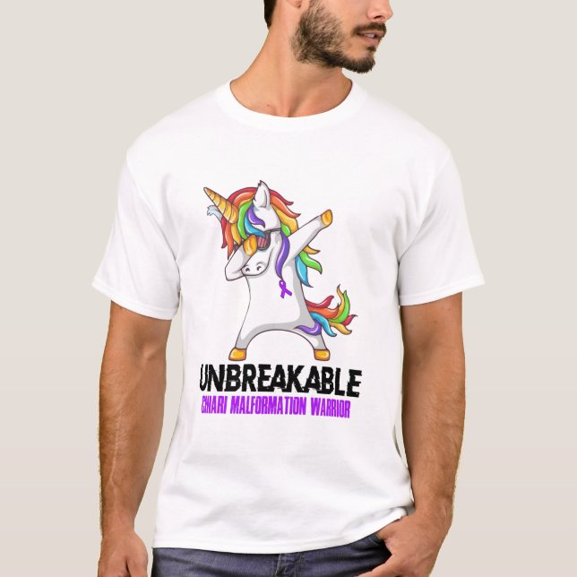 Unbreakable Chiari Malformation Warrior T-Shirt (Front)