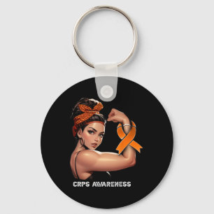 Unbreakable Girl Mom Crps Awareness  Keychain