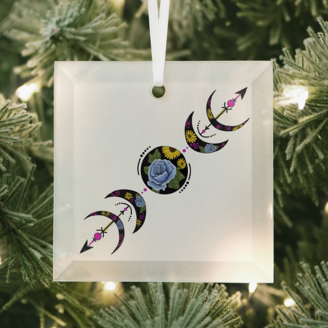 Unbreakable Nature's Cycle  Glass Ornament (Insitu)