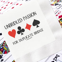 Unbridled Passion For Duplicate Bridge Card Suits
