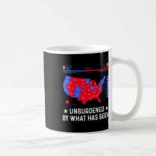 Unburdened By What Has Been Trump Election Map  Coffee Mug