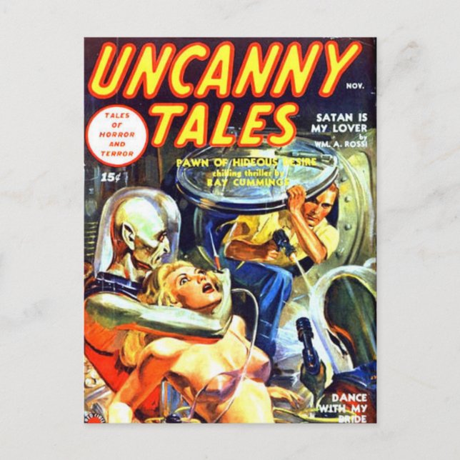 Uncanny Tales Postcard (Front)