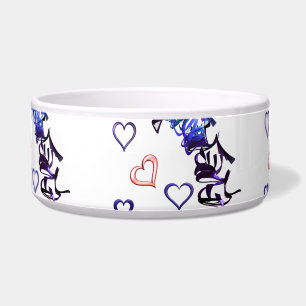 Unchain My Heart Ceramic Pet Bowl