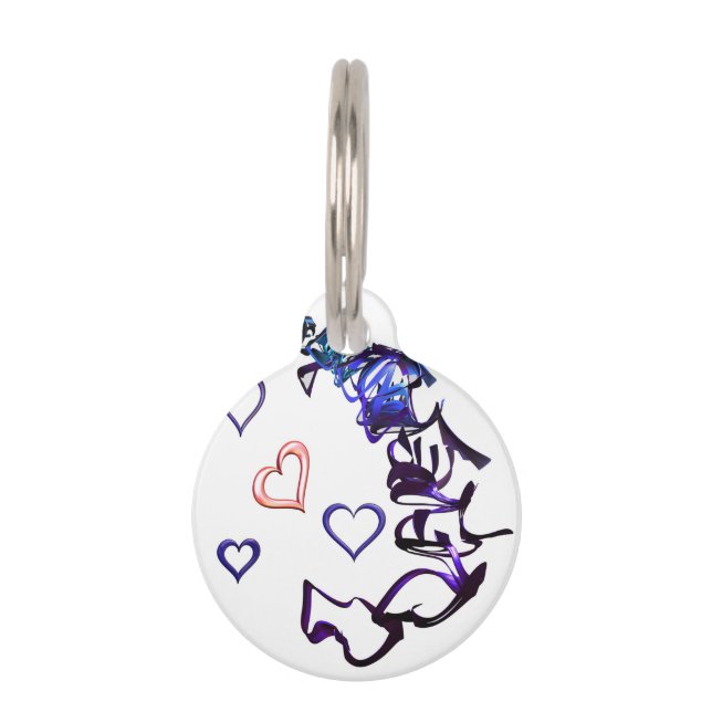 Unchain My Heart Pet Tag (Front)