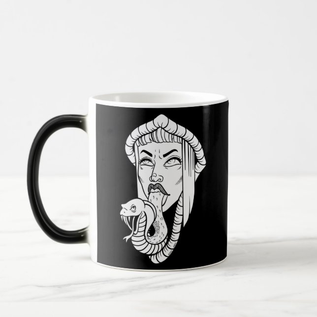 Uncharmed Snake Tongue Morphing Mug (Left)
