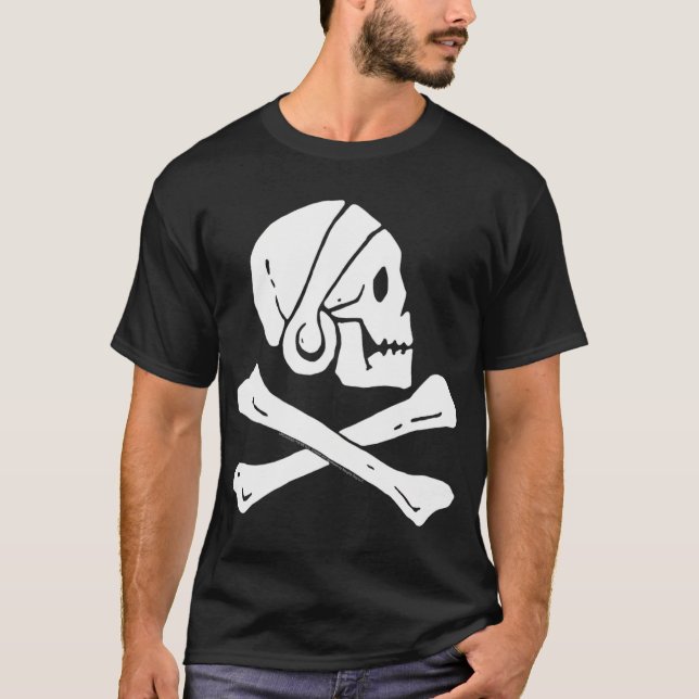 Uncharted Henry Avery Pirate Flag T-Shirt (Front)