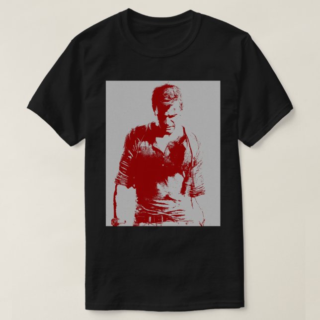 Uncharted Nathan Drake T-Shirt (Design Front)
