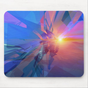 Uncharted realm - abstract mousepad