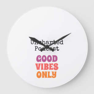 Uncharted Time Large Clock