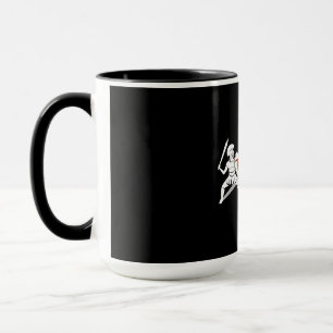 Unchecked Spirits Get Strong - black coffee mug