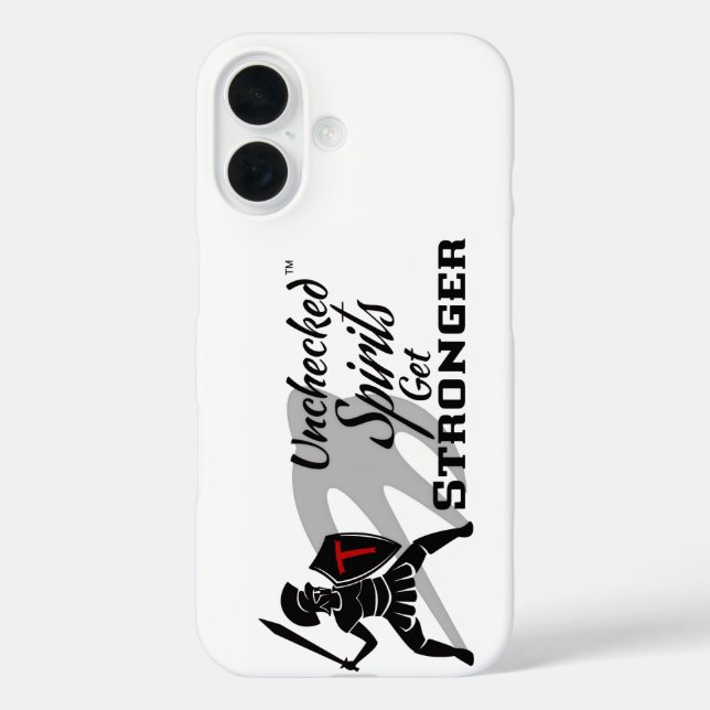 Unchecked Spirits Get Stronger - iPhone Case (Back)
