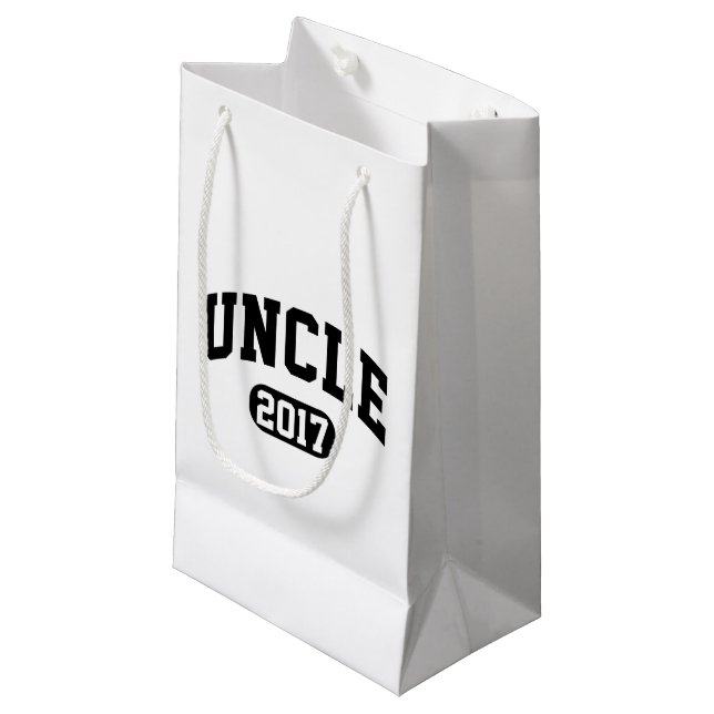 Uncle 2017 small gift bag (Front Angled)