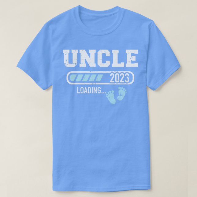 Uncle 2023 loading for pregnancy announcement T-Shirt (Design Front)