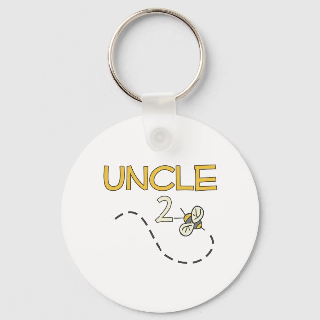 Uncle 2 Bee Keychain (Front)