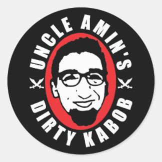 Uncle Amin's Dirty Kabob Sticker Black