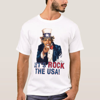 Uncle Barack Obama - Let's Rock the USA T-Shirt