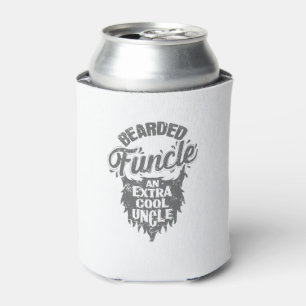 Uncle Bart "Bearded Funcle an Extra cool Uncle" Can Cooler