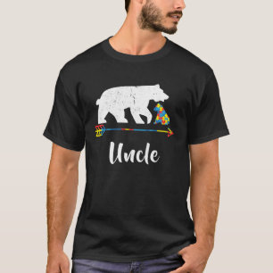 Uncle Bear Autism Awareness Proud Autism T-Shirt