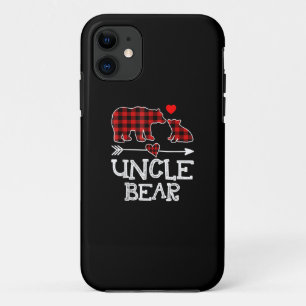Uncle Bear Christmas Gift Gift For Uncles Family iPhone 11 Case