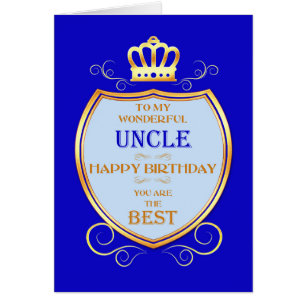 Uncle Birthday with Shield