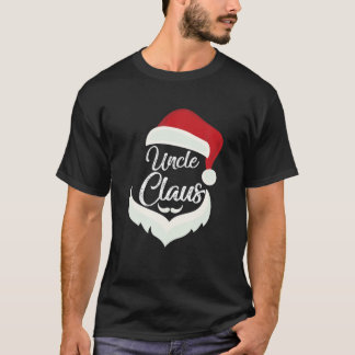 Uncle Claus Christmas Funny Pyjamas Santa Costume T-Shirt