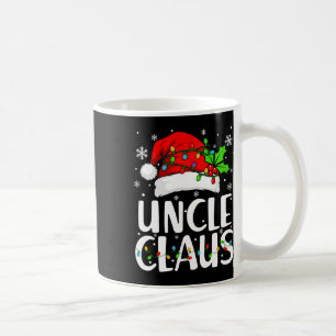 Uncle Claus Christmas Lights Pajama Family Matchin Coffee Mug